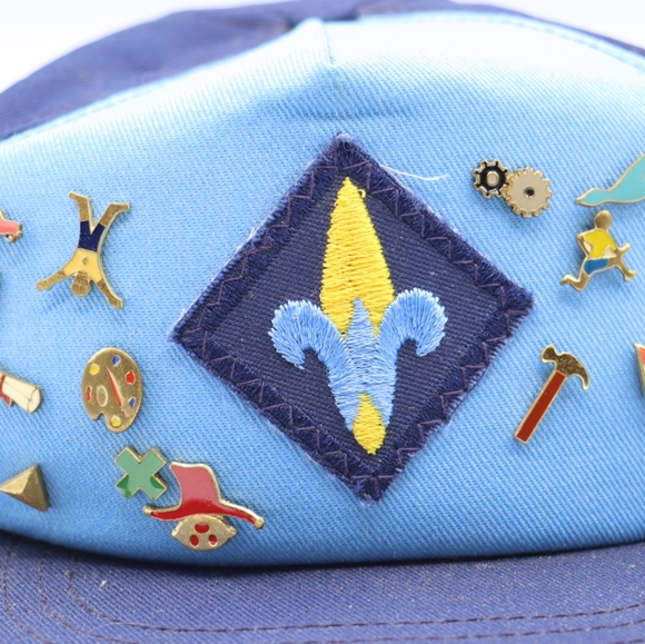Webelos Hat Boy Scout America BSA Uniform Blue Baseball Cap Snapback S/M… - Picture 2 of 6